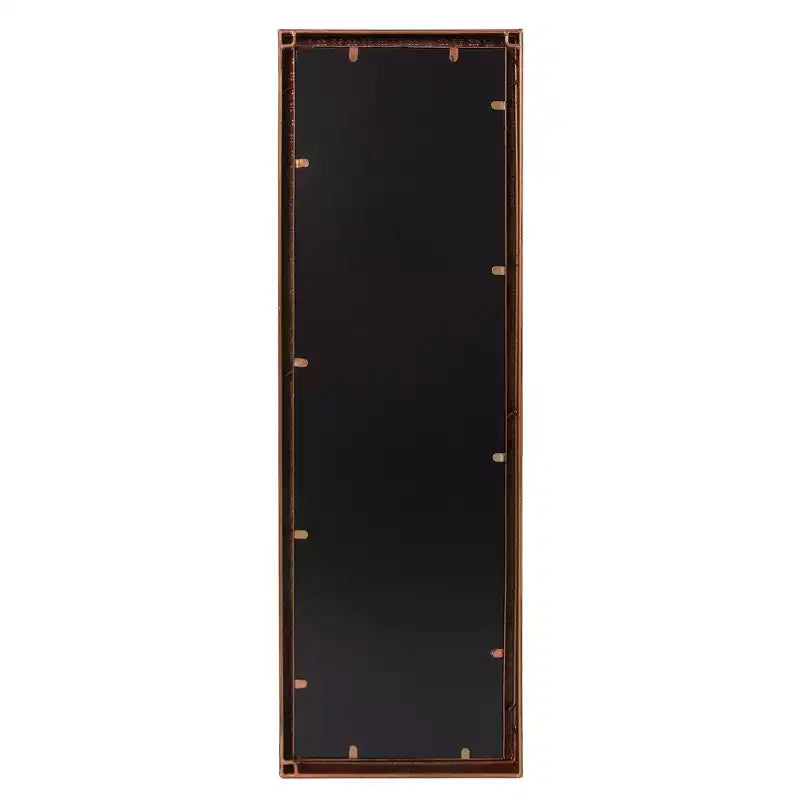 Miroir rectangulaire psyché 30x90cm avec cadre en métal fait main bronze : Décoration moderne élégante
