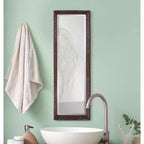 Miroir rectangulaire psyché 30x90cm avec cadre en métal fait main bronze : Décoration moderne élégante