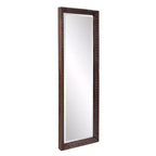 Miroir rectangulaire psyché 30x90cm avec cadre en métal fait main bronze : Décoration moderne élégante