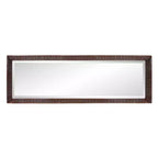 Miroir rectangulaire psyché 30x90cm avec cadre en métal fait main bronze : Décoration moderne élégante