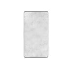 Matelas hybride de 30 cm (12 pouces), mousse rafraîchissante haute densité et ressorts ensachés individuellement, blanc/noir.
