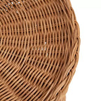 Table d'appoint en rotin de chaume