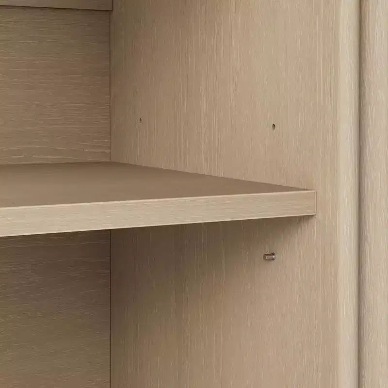 Meuble TV de 59 po pour téléviseurs jusqu'à 65 po, Centre de divertissement TV moderne du milieu du siècle avec armoires de rangement et étagères ouvertes, Meuble TV en bois pour la maison