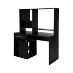 HomeStock Home Office Computer Desk Pure Black Annexe