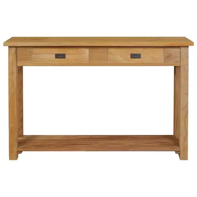 Console en Bois Naturel Teck Massif