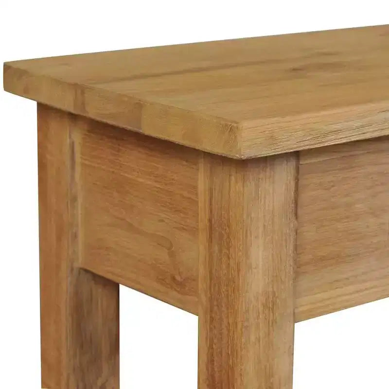 Console en Bois Naturel Teck Massif
