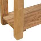 Console en Bois Naturel Teck Massif