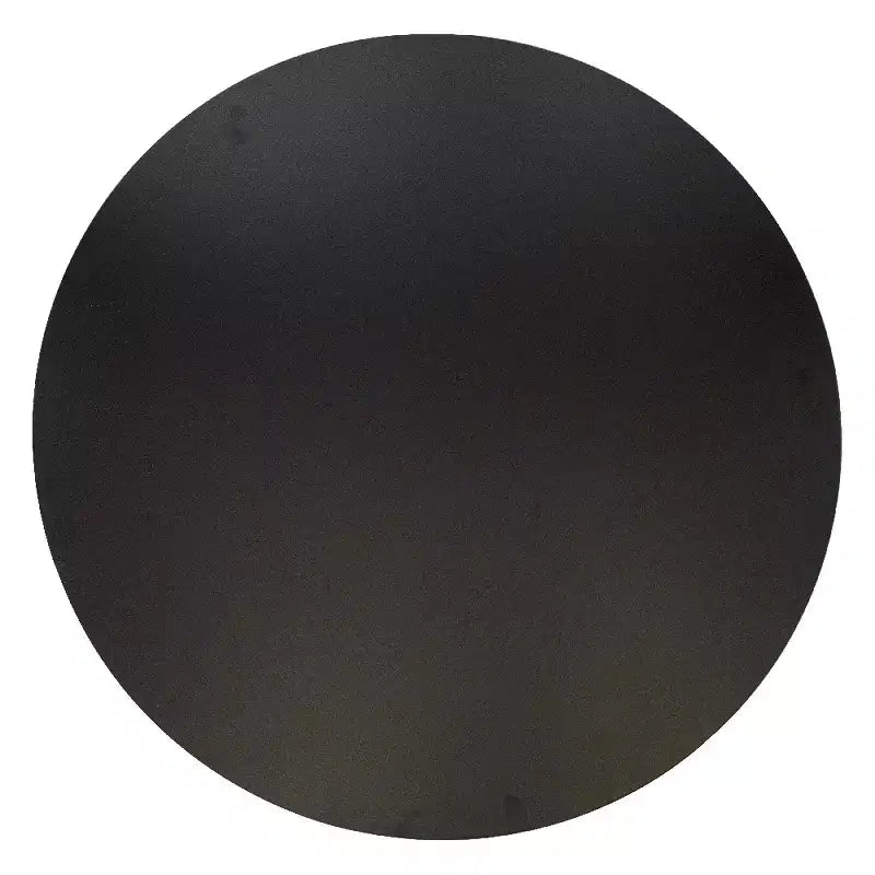 Table à manger ronde Bristol avec plateau en MDF et piétement en acier couleur cerisier, table d'appoint moderne pour cuisine, salle à manger et petits espaces