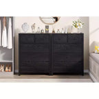 Commode moderne à 5 tiroirs pour chambre, grande commode en bois, organisateur de rangement spacieux, tiroirs pour entrée, couloir, placard, chambre d'enfant, bureau à domicile