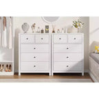 Commode moderne à 5 tiroirs pour chambre, grande commode en bois, organisateur de rangement spacieux, tiroirs pour entrée, couloir, placard, chambre d'enfant, bureau à domicile