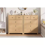 Commode moderne à 5 tiroirs pour chambre, grande commode en bois, organisateur de rangement spacieux, tiroirs pour entrée, couloir, placard, chambre d'enfant, bureau à domicile