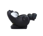 Fauteuil inclinable d'appoint en cuir noir