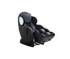Fauteuil inclinable d'appoint en cuir noir
