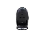 Fauteuil inclinable d'appoint en cuir noir