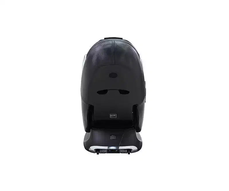 Fauteuil inclinable d'appoint en cuir noir