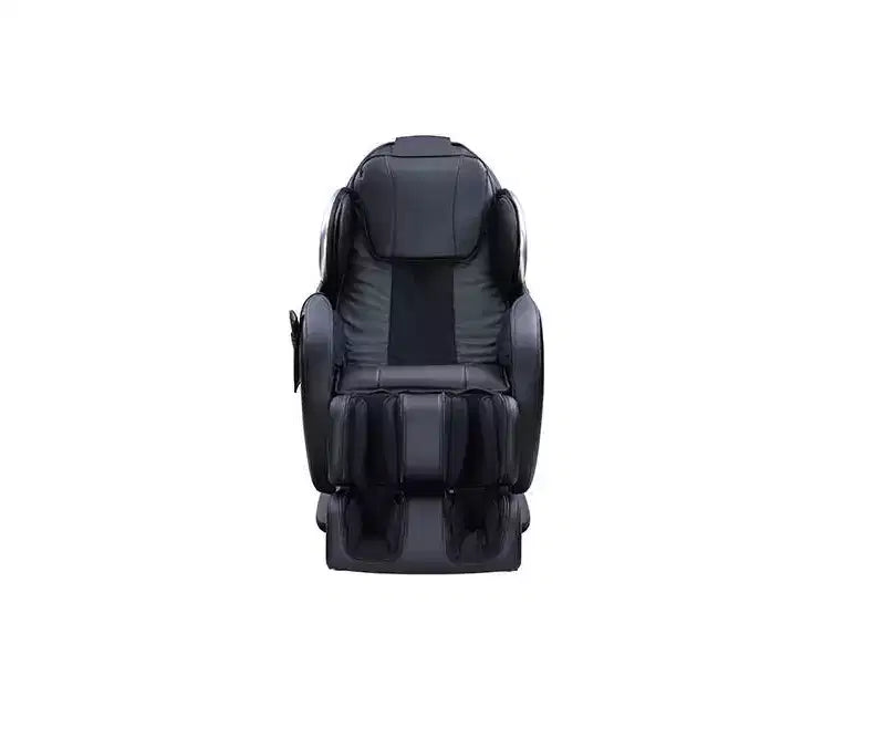 Fauteuil inclinable d'appoint en cuir noir