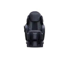 Fauteuil inclinable d'appoint en cuir noir