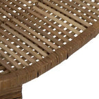 Fauteuil en rotin naturel : Structure en fer forgé, Aucun assemblage, Entretien par époussetage à sec, Usage adulte
