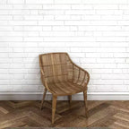 Fauteuil en rotin naturel : Structure en fer forgé, Aucun assemblage, Entretien par époussetage à sec, Usage adulte