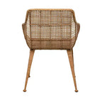 Fauteuil en rotin naturel : Structure en fer forgé, Aucun assemblage, Entretien par époussetage à sec, Usage adulte