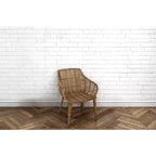 Fauteuil en rotin naturel : Structure en fer forgé, Aucun assemblage, Entretien par époussetage à sec, Usage adulte