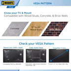 Support mural plat pour TV