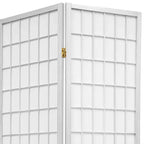 Paravent Shoji 6 pans à motif croisé 183 cm