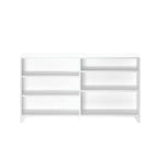 Bibliothèque classique à 6 étagères, bibliothèque en bois massif pour chambre d'enfant/salle de jeux