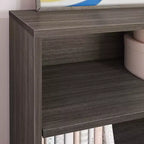 Bibliothèque classique à 6 étagères, bibliothèque en bois massif pour chambre d'enfant/salle de jeux