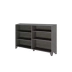 Bibliothèque classique à 6 étagères, bibliothèque en bois massif pour chambre d'enfant/salle de jeux