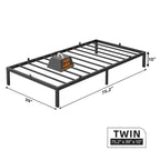 Cadre de lit plateforme en métal de 10 pouces (Queen/Full/Twin)