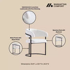 Chaises de salle à manger modernes en similicuir