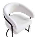 Chaises de salle à manger modernes en similicuir