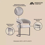 Chaises de salle à manger modernes en similicuir