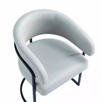 Chaises de salle à manger modernes en similicuir
